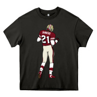 Asphalt deion sanders 32 Heavy Core Tee - lanVoArt