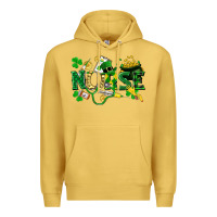 Antique Gold nurse st patrick Premium Hoodie - FaDigitalArtStudio