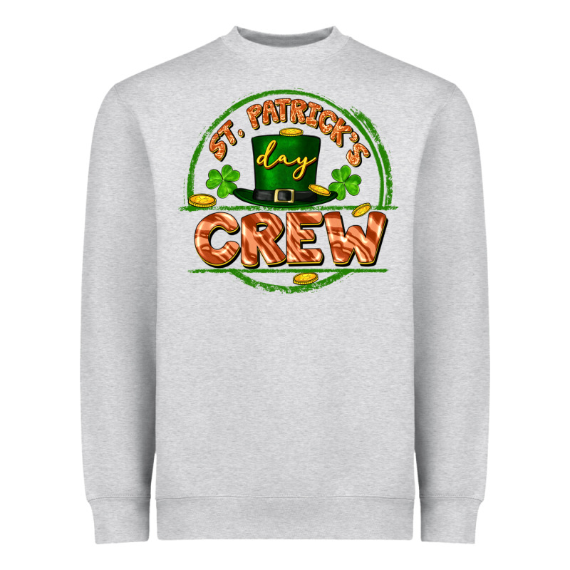 St. Patrick's Day Crew Heavyweight Sweatshirt by FaDigitalArtStudio | Teevron