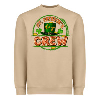 Mushroom St. Patrick's Day crew Heavyweight Sweatshirt - FaDigitalArtStudio