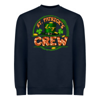 Navy St. Patrick's Day crew Heavyweight Sweatshirt - FaDigitalArtStudio