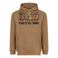 Toasted Coconut Dad Fixer Of All Things Heavyweight Hoodie - LillyAllenDesigns