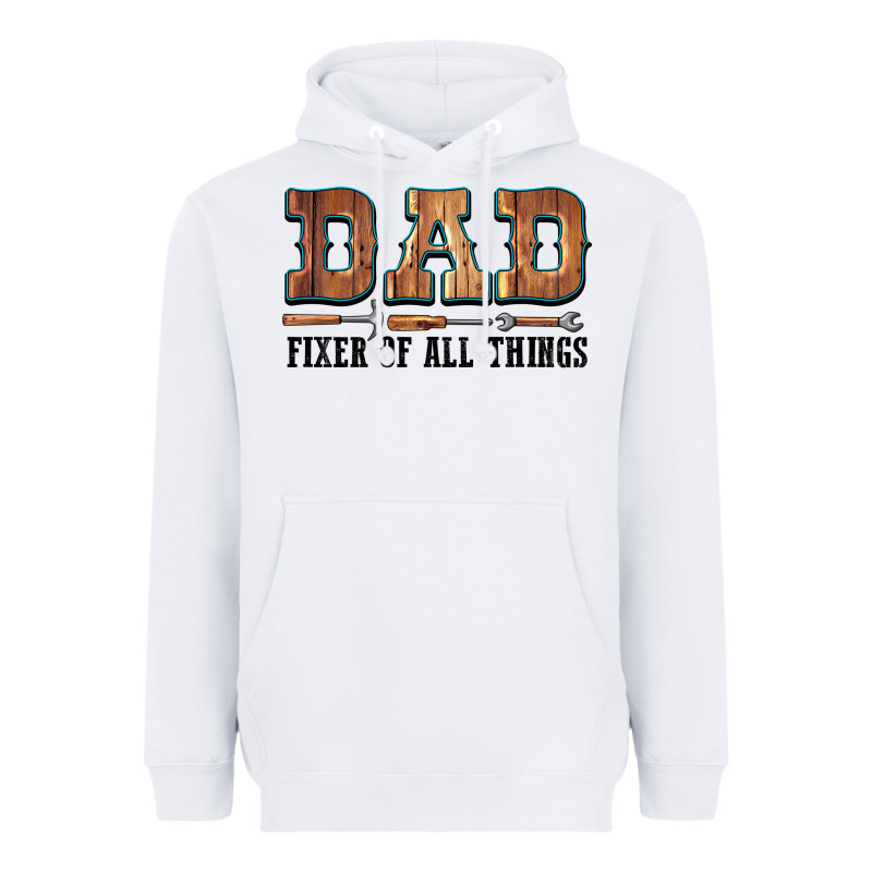 Dad Fixer Of All Things Heavyweight Hoodie by LillyAllenDesigns | Teevron