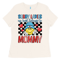 Bone sorry ladies my heart belongs to mommy Ladies Tee - LillyAllenDesigns
