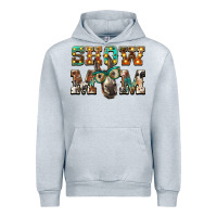 Heather Grey show mom donkey Urban Hoodie - BarkalooDesign