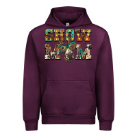 Mauve Wine show mom donkey Urban Hoodie - BarkalooDesign