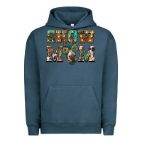 Pigment Midnight Navy show mom donkey Urban Hoodie - BarkalooDesign