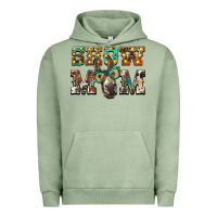 Pigment Oil Green show mom donkey Urban Hoodie - BarkalooDesign