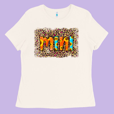 Leopard Sunflower Mimi Ladies Tee Designed By Ranaportraitstore