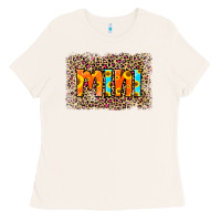 Bone Leopard Sunflower Mimi Ladies Tee - RanaPortraitStore