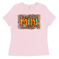 Bubblegum Pink Leopard Sunflower Mimi Ladies Tee - RanaPortraitStore