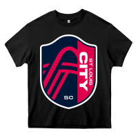 Black st. louis city sc Heavy Core Tee - lanVoArt