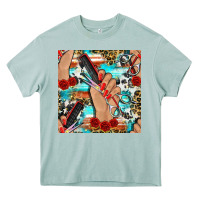 Arona hairdresser hand scissors and roses with serape leopard and cowhide se Heavy Core Tee - BundleAndBundleShop