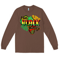 Chestnut i am black history Long Sleeve Tee - CowGirlArtShop