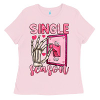 Bubblegum Pink single season Ladies Tee - LillyAllenDesigns