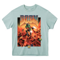 Doom 1993 Poster Pc Fps Heavy Core Tee | Teevron