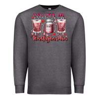 Charcoal Heather you give me teachcardia Premium Sweatshirt - RacoonDesign