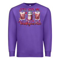 Purple you give me teachcardia Premium Sweatshirt - RacoonDesign