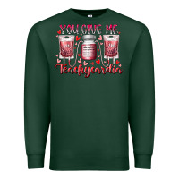 Sports Green you give me teachcardia Premium Sweatshirt - RacoonDesign