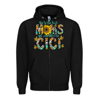 Black only the best moms get promoted to cici Zipper Hoodie - CowhideDigitalArt