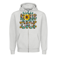 Dove Grey only the best moms get promoted to cici Zipper Hoodie - CowhideDigitalArt
