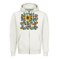 Oatmeal Heather only the best moms get promoted to cici Zipper Hoodie - CowhideDigitalArt