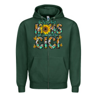 Sports Green only the best moms get promoted to cici Zipper Hoodie - CowhideDigitalArt