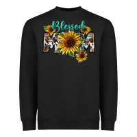 Black Blessed mom Mother's Day Heavyweight Sweatshirt - FaDigitalArtStudio