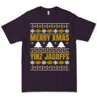 Plum Merry Christmas Yinz Jagoffs Pittsburgh Pennsylvania Xmas Gifts 1 Premium Tee - lanVoArt