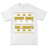 White Merry Christmas Yinz Jagoffs Pittsburgh Pennsylvania Xmas Gifts 1 Premium Tee - lanVoArt
