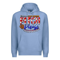 Colony Blue pitch please Premium Hoodie - BundleAndBundleShop