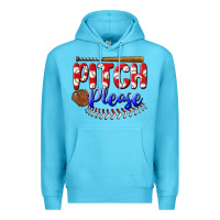 Ocean Blue pitch please Premium Hoodie - BundleAndBundleShop