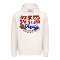 Pale Pink pitch please Premium Hoodie - BundleAndBundleShop