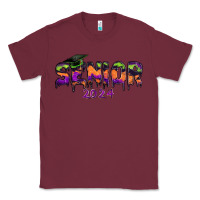 Burgundy senior 2024 halloween Classic Tee - RanaPortraitStore