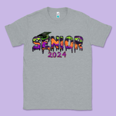Senior 2024 Halloween Classic Tee Designed By Ranaportraitstore