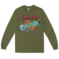 Army Green little miss third grade Long Sleeve Tee - Jasminsmagicworld