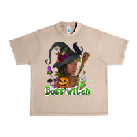 French Oak Boss witch afro Urban Heavy Tee - NancyCooperArtShop