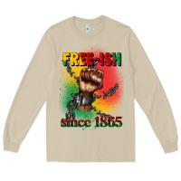 Mushroom free ish since 1865 juneteenth Long Sleeve Tee - CowGirlArtShop