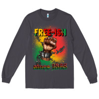 Smoke free ish since 1865 juneteenth Long Sleeve Tee - CowGirlArtShop
