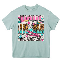 Arona leopard and cowhide hair and curling iron with hearts and flowers seam Heavy Core Tee - BundleAndBundleShop