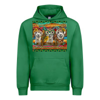 Emerald alpacas Urban Hoodie - BarkalooDesign