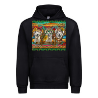 Foreset Green alpacas Urban Hoodie - BarkalooDesign