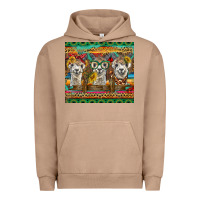 Pigment Burro alpacas Urban Hoodie - BarkalooDesign