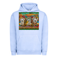 Pigment Grape Ice alpacas Urban Hoodie - BarkalooDesign