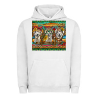 Pigment Lunar Rock alpacas Urban Hoodie - BarkalooDesign