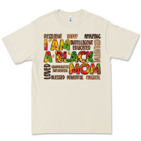 Bone i am a black mom Premium Tee - LillyAllenDesigns