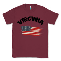 Burgundy VIRGINIA Classic Tee - Bettercallsaul