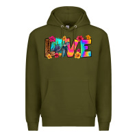 Army Green turtle love Premium Hoodie - RanaPortraitStore
