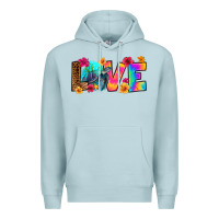 Blue Mist turtle love Premium Hoodie - RanaPortraitStore
