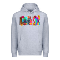 Heather Grey turtle love Premium Hoodie - RanaPortraitStore